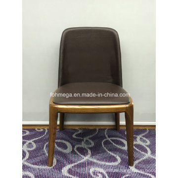 China Manufacturing Flavor Restaurant Wood Leg Chair Without Armrest (FOH-BCC42)